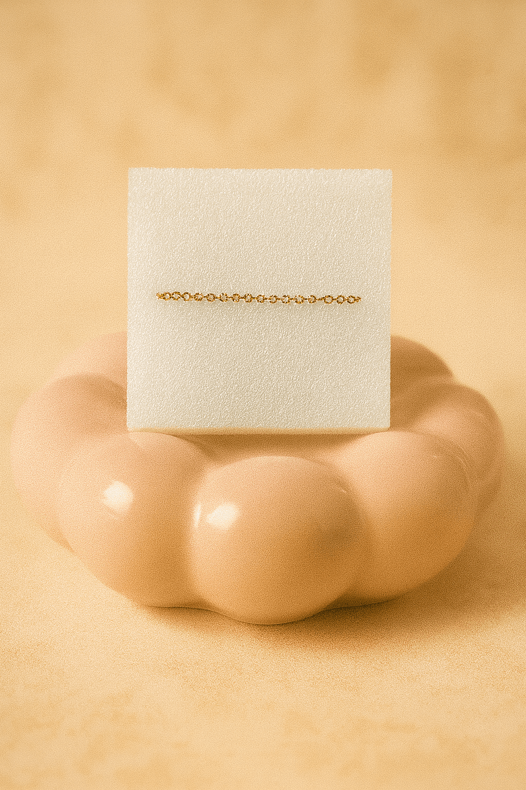 Minimal Clover Chain Bracelet