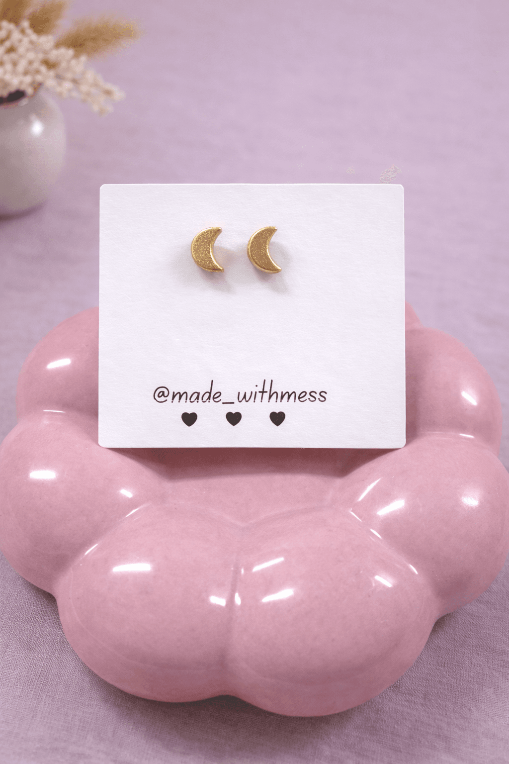 Moon-Shaped Earrings