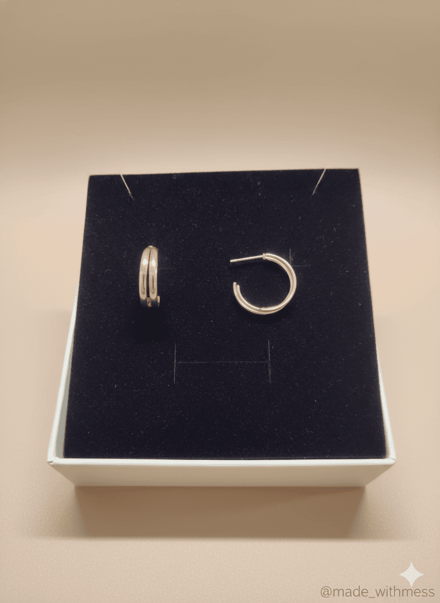 Double Circle Hoop image 2